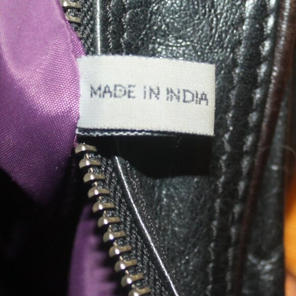 Tano Slouch Leather India Side Rings & Pockets Braided Strap Hobo Shoulderbag - Picture 3 of 13